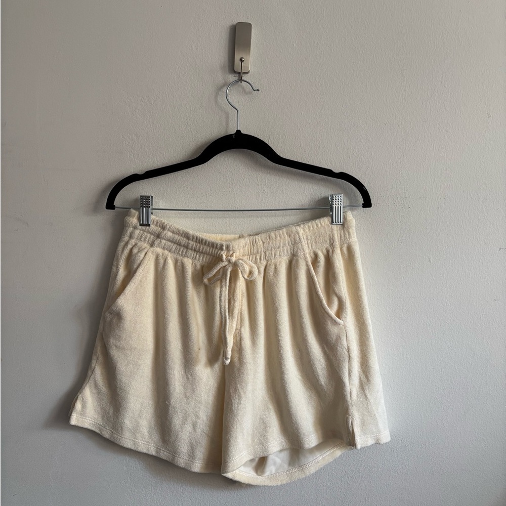Donni draw string terry shorts. Size M.